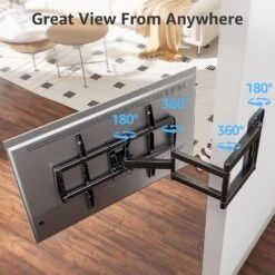 Full Motion Corner TV Wall Mount For 32"-75" TVs MU0047-L -Mountup Store 810od4O3VML. AC SL1500 1