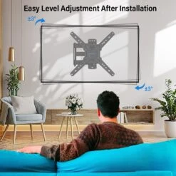 Full Motion TV Wall Mount For 26''-50" TVs MUT0018 -Mountup Store 813d45sUCGL. AC SL1500 bc28e2ea 80ce 4b82 92b4 d6d42de905eb