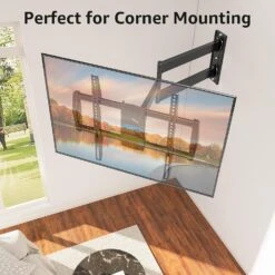 Full Motion Long Arm Corner TV Wall Mount For 32"-75" TVs MU0076 -Mountup Store 81tIPf23a0L. AC SL1500
