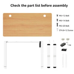 Height Adjustable Electric Standing Desk - Oak -Mountup Store 8 34d9e3e8 33ea 4fe2 b7eb d2a413d822a2
