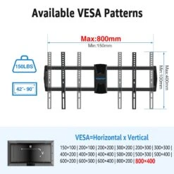 Full Motion TV Wall Mount For 42"-90" TVs MUT0059 19 Full Motion TV Wall Mount For 42"-90" TVs MUT0059 -Mountup Store 8 89ee4bf5 fd0a 49a7 85aa aa2e792e998b
