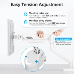 Freelift Single Monitor Desk Mount For 13''-32'' Monitors MU8013W -Mountup Store 9 1 26a6e40d c9c9 49bd a9c6 15e5844933ac