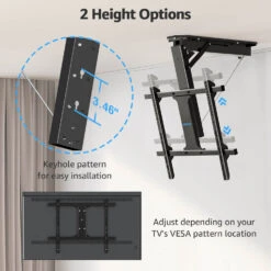 Full Motion Electric Ceiling TV Mount For 32''-70'' TVs MU2501 -Mountup Store 9 060a269e ad80 47e2 8c91 92980299b22f