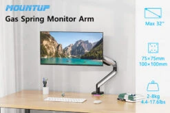 Single Monitor Desk Mount For 17"- 32" Monitors With Ambient RGB Light MUA8009 -Mountup Store A1 9766dbc2 e822 4d0b a1a0 f5d452cf8f8a