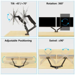 Freelift Pro Dual Monitor Desk Mount For 13''-34'' Monitors MUA8012B -Mountup Store A2 2cbce4f0 404c 4b5e 8eae 8dea7f471caf