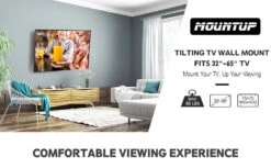 Tilting TV Wall Mount For 32''-65'' TVs MUT0007 20 Tilting TV Wall Mount For 32''-65'' TVs MUT0007 -Mountup Store A 1