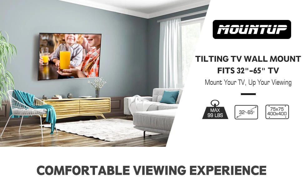 Tilting TV Wall Mount For 32''-65'' TVs MUT0007 11 Tilting TV Wall Mount For 32''-65'' TVs MUT0007 - Image 9