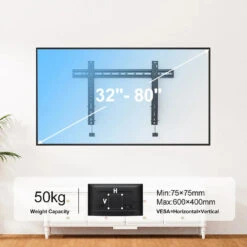 MOUNTUP Ultra Slim TV Wall Mount For 37''-80" TVs MUT0063 12 MOUNTUP Ultra Slim TV Wall Mount For 37''-80" TVs MUT0063 -Mountup Store Ace090a48c4134d38a58895a180b34a48t