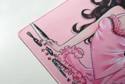 Deskmat Mousepad QwertyKey Anime Waifu 4mm Stitched Edges(Deskmat Mousepad Qwertykey Anime Waifu 4mm Margini Cusute) -Mountup Store Deskmat mousepad qwertykey anime girl pink keyboard mousepad 0008 DSC02115