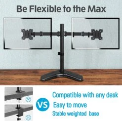 Dual Monitor Desk Stand For 13''-27’’ Monitors MUA1004 16 Dual Monitor Desk Stand For 13''-27’’ Monitors MUA1004 -Mountup Store FDA2 a3b450af 62f7 4a66 9604 eb2c8b9ea28e