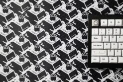 Deskmat Mousepad QwertyKey Graveyard 4mm Stitched Edges(Deskmat Mousepad Qwertykey Graveyard 4mm Margini Cusute) -Mountup Store Graveyard deskmat qwertykey3