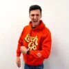 Lesh Go Orange Hoodie(Hanorac Lesh Go Portocaliu) -Mountup Store Hanorac hoodie qwertykey leshgo1