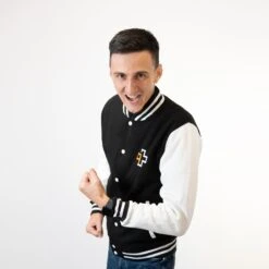 Black QwertyKey Jacket(Jacheta Qwertykey Neagra) -Mountup Store Jacheta qwertykey alb negru unisex merch4