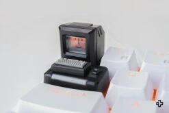 Artisan Calculator Vintage Black(Artisan Calculator Negru) -Mountup Store KeebMonkey Macintosh Keycap BackLit Magnetic MX Switches