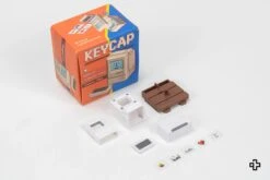 Artisan Calculator Vintage Alb(Artisan Calculator Alb) -Mountup Store Keycap 3in1 BackLit 3ClassicStyling 18