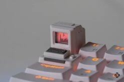 Artisan Calculator Vintage Alb(Artisan Calculator Alb) -Mountup Store Keycap 3in1 BackLit 3ClassicStyling 33