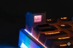 Artisan Calculator Vintage Alb(Artisan Calculator Alb) -Mountup Store Keycap 3in1 BackLit 3ClassicStyling 34