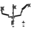 Triple Monitor Desk Mount For 17''-27'' Monitors MP0006 -Mountup Store MP0006NEW