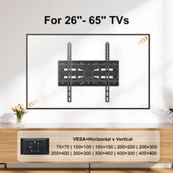 Full Motion TV Wall Mount For 26''-65'' TVs MP0010-B -Mountup Store MP0010 B 5