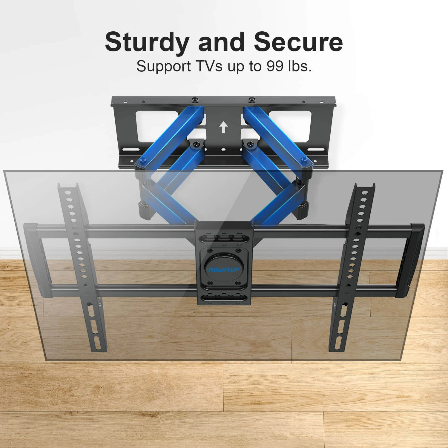 Full Motion TV Wall Mount For 42''-75'' TVs Up To 16'' Wood Stud MP0054 10 Full Motion TV Wall Mount For 42''-75'' TVs Up To 16'' Wood Stud MP0054 - Image 8