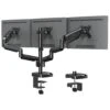 Full Motion Triple Monitor Desk Mount For Max 27'' Monitors MU0006A -Mountup Store MU0006A