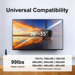 Tilting TV Wall Mount For 26''-55'' TVs MP0007 -Mountup Store MU00072