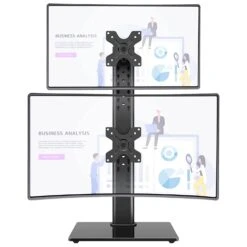 Vertical Dual Monitor Stand For Max 35'' Monitors MU1006