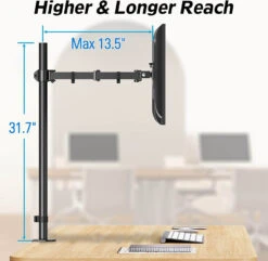 Single Monitor Tall Desk Mount For 13''-32'' Monitors MUA3003 -Mountup Store MU3003 4 1d376203 4dea 405f 82a9 97fe01971d7c
