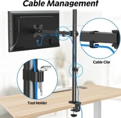 Single Monitor Tall Desk Mount For 13''-32'' Monitors MUA3003 -Mountup Store MU3003 7 d7190da4 4d20 4707 9c6d 42e61ce8f365