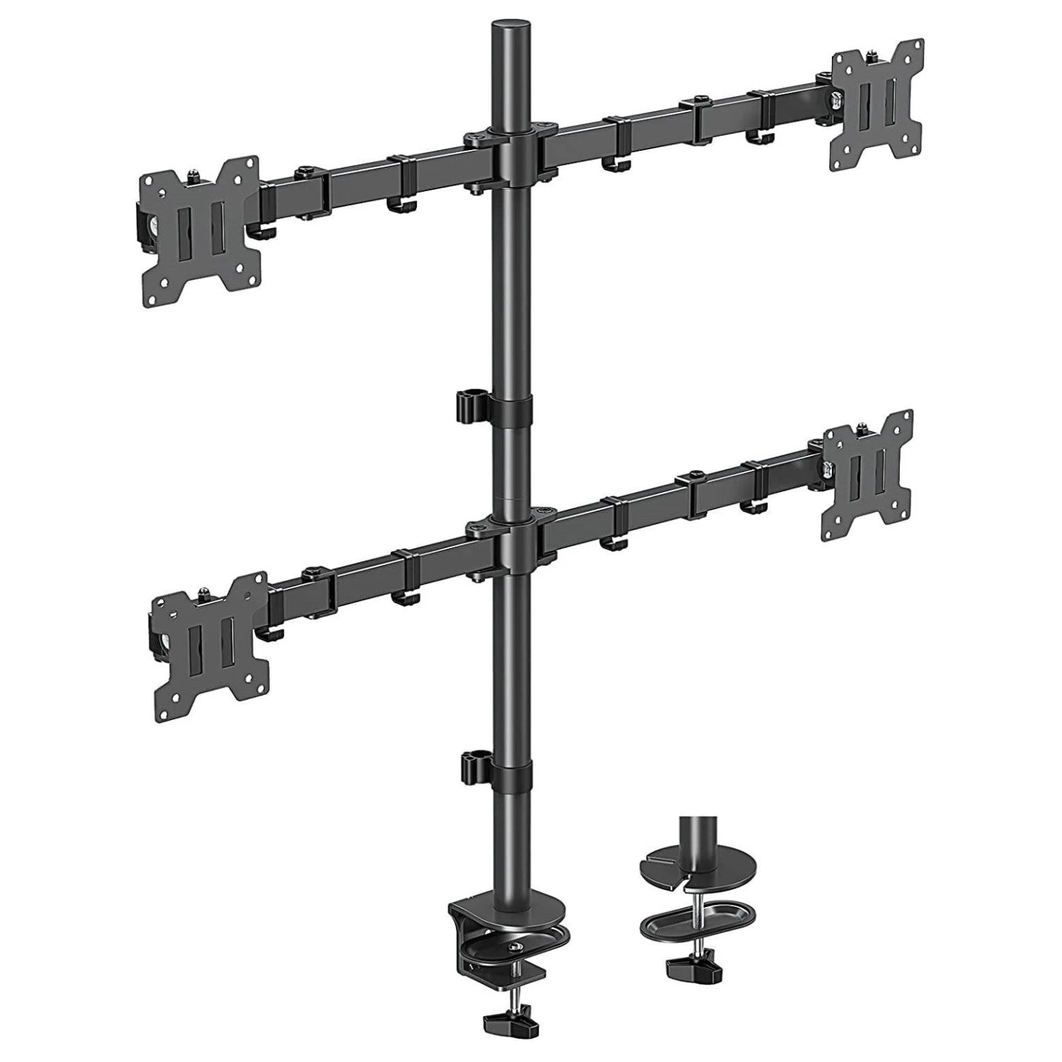 Quad Monitor Desk Mount For 13''-32'' Monitors MUA3007 3 Quad Monitor Desk Mount For 13''-32'' Monitors MUA3007