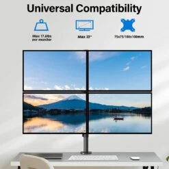 Quad Monitor Desk Mount For 13''-32'' Monitors MUA3007 12 Quad Monitor Desk Mount For 13''-32'' Monitors MUA3007 -Mountup Store MU3007 2 2b019a60 1a1c 4be0 906b c35eb38c1c0d