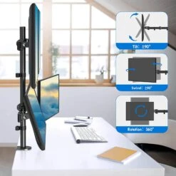 Quad Monitor Desk Mount For 13''-32'' Monitors MUA3007 13 Quad Monitor Desk Mount For 13''-32'' Monitors MUA3007 -Mountup Store MU3007 3 6adcd029 7dad 4f97 93d0 341fd6fcd4c1