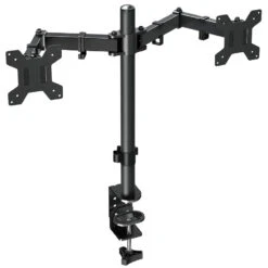 Full Motion Dual Monitor Desk Mount For 17''-32'' Monitors MUA0002