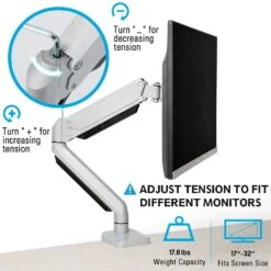 Single Monitor Desk Mount For 17''-32'' Monitors 12 Single Monitor Desk Mount For 17''-32'' Monitors -Mountup Store MountupMU0022 4