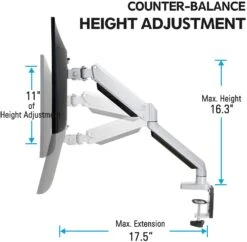Single Monitor Desk Mount For 17''-32'' Monitors 13 Single Monitor Desk Mount For 17''-32'' Monitors -Mountup Store MountupMU0022 5