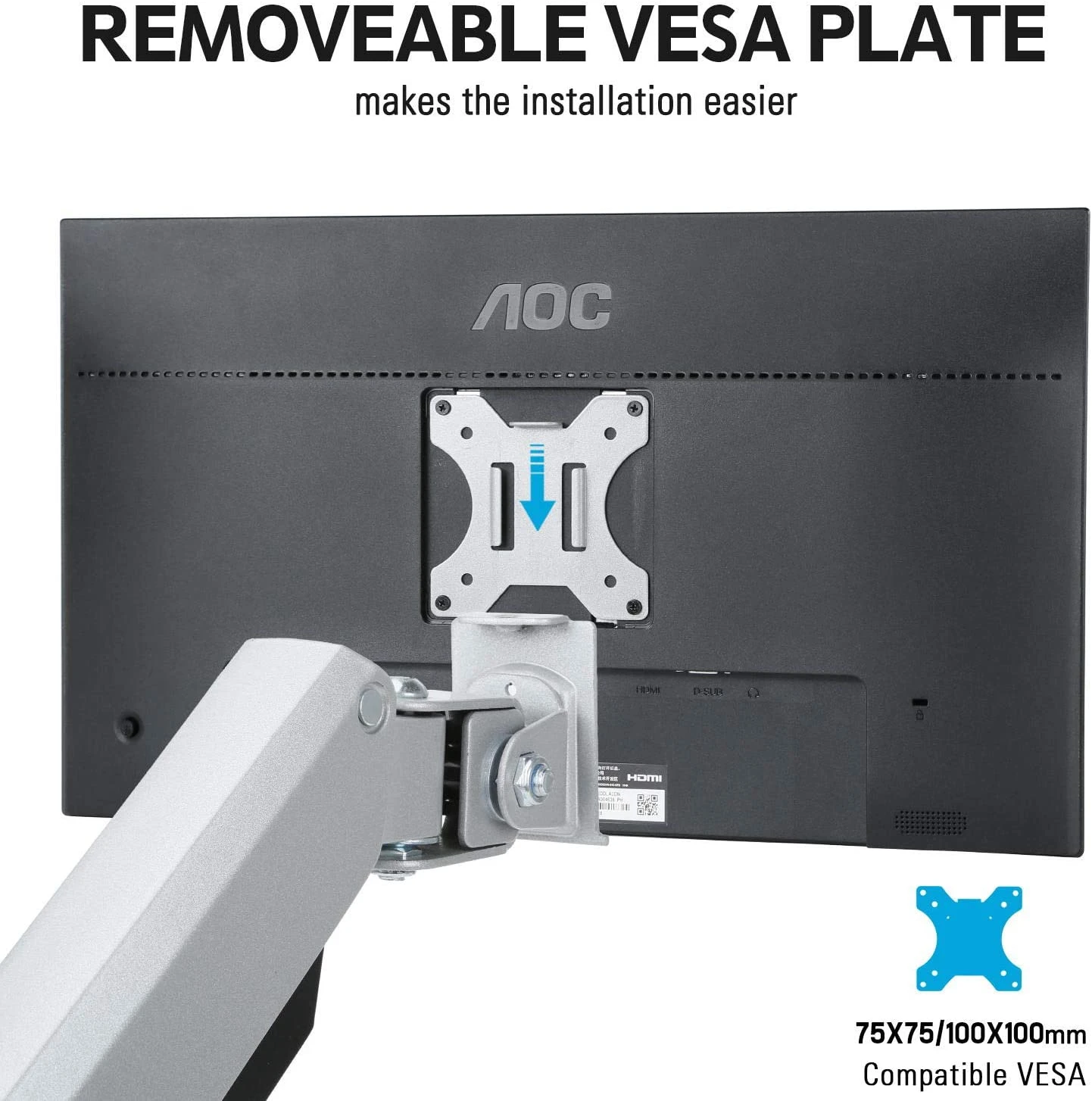 Single Monitor Desk Mount For 17''-32'' Monitors 8 Single Monitor Desk Mount For 17''-32'' Monitors - Image 6