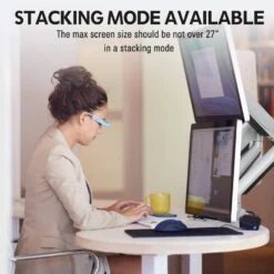 Dual Monitor Desk Mount For 17''-32'' Monitors MUA0024 -Mountup Store MountupMU0024 3 8b09527b aed9 4ae3 937d 1482e30b98b9