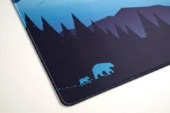 Deskmat Mousepad QwertyKey Carpathian 4mm Stitched Edges(Deskmat Mousepad Qwertykey Carpathian 4mm Margini Cusute) -Mountup Store QwertyKey Deskmat Carphatian 4