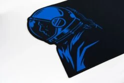 Deskmat Mousepad QwertyKey Spaceman Unregular 4mm Stitched Edges(Deskmat Mousepad Qwertykey Spaceman Neregulat 4mm Margini Cusute) -Mountup Store Qwertykey deskmat astronaut 6