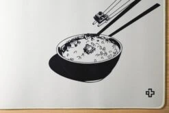Deskmat Mousepad QwertyKey Rice 4mm Stitched Edges(Deskmat Mousepad Qwertykey Rice 4mm Margini Cusute) -Mountup Store Rice Deskmat qwertykey