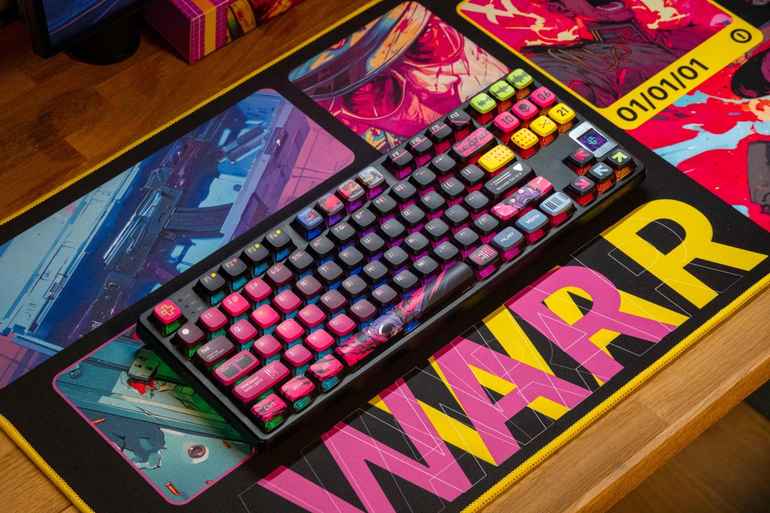 Deskmat Mousepad QwertyKey War 4mm Stitched Edges(Deskmat Mousepad Qwertykey War 4mm Margini Cusute) 4 Deskmat Mousepad QwertyKey War 4mm Stitched Edges(Deskmat Mousepad Qwertykey War 4mm Margini Cusute) - Image 2