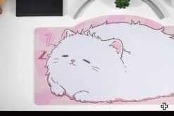 Deskmat Mousepad QwertyKey Bliss Cat 4mm Stitched Edges(Deskmat Mousepad Qwertykey Bliss 4mm Margini Cusute) -Mountup Store deskmat BLISS 2