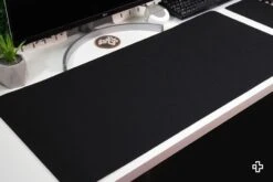 Office Desk Pad Mousepad QwertyKey Black Felt(Office Desk Pad Mousepad Qwertykey Felt Negru) -Mountup Store deskmat black 7