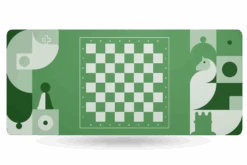 Deskmat Mousepad QwertyKey Chess 4mm Stitched Edges(Deskmat Mousepad Qwertykey Chess 4mm Margini Cusute)