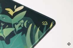 Deskmat Mousepad QwertyKey Leaf 4mm Stitched Edges(Deskmat Mousepad Qwertykey Leaf 4mm Margini Cusute) -Mountup Store deskmat leaf 5