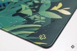 Deskmat Mousepad QwertyKey Leaf 4mm Stitched Edges(Deskmat Mousepad Qwertykey Leaf 4mm Margini Cusute) -Mountup Store deskmat leaf 6