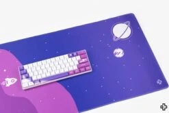 Deskmat Mousepad QwertyKey LiftOff 4mm Stitched Edges(Deskmat Mousepad Qwertykey Liftoff 4mm Margini Cusute) -Mountup Store deskmat liftoff3 min