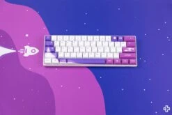 Deskmat Mousepad QwertyKey LiftOff 4mm Stitched Edges(Deskmat Mousepad Qwertykey Liftoff 4mm Margini Cusute) -Mountup Store deskmat liftoff5 min