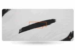 Deskmat Mousepad QwertyKey Alb 4mm Stitched Edges(Deskmat Mousepad Qwertykey Alb 4mm Margini Cusute)