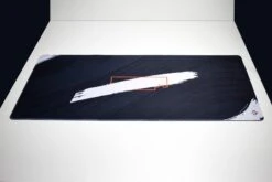 Deskmat Mousepad QwertyKey Black 4mm Stitched Edges(Deskmat Mousepad Qwertykey Negru 4mm Margini Cusute) -Mountup Store deskmat qwerty negru 1 1